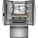  KitchenAid 36-inch, 23.9 cu. ft. Counter-Depth French 3-Door Refrigerator with Wi-Fi KRFC736SPS IMAGE 2