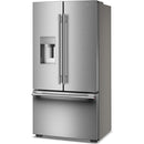  KitchenAid 36-inch, 23.9 cu. ft. Counter-Depth French 3-Door Refrigerator with Wi-Fi KRFC736SPS IMAGE 4