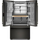  KitchenAid 36-inch, 23.1 cu. ft. Counter-Depth French 3-Door Refrigerator with External Water and Ice Dispensing System KRFC536SBE IMAGE 2