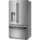 KitchenAid 36-inch, 23.1 cu. ft. Counter-Depth French 3-Door Refrigerator with External Water and Ice Dispensing System KRFC536SPS IMAGE 3
