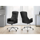  Monarch I 7323 Office Chair - Black Leather-Look IMAGE 1