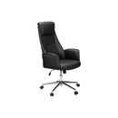  Monarch I 7344 Office Chair - Black Leather-Look IMAGE 2