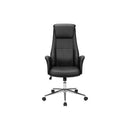  Monarch I 7344 Office Chair - Black Leather-Look IMAGE 3