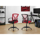  Monarch I 7357 Office Chair - Gaming/Black/Red Fabric IMAGE 1