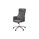  Monarch I 7375 Office Chair - Dark Grey Leather-Look IMAGE 2