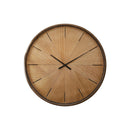  Monarch I 9022 30"Dia Wall Clock - Brown IMAGE 2