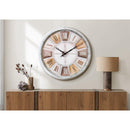  Monarch I 9036 30"Dia Wall Clock - Natural IMAGE 1