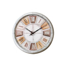  Monarch I 9036 30"Dia Wall Clock - Natural IMAGE 2