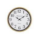  Monarch I 9088 16"Dia Wall Clock - Antique Gold IMAGE 2