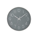  Monarch I 9107 12"Dia Wall Clock - Grey Finish IMAGE 2