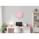  Monarch I 9108 12"Dia Wall Clock - Pink Finish IMAGE 1