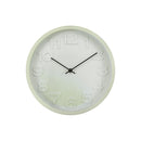  Monarch I 9117 12"Dia Wall Clock - Green Finish IMAGE 2