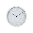  Monarch I 9118 12"Dia Wall Clock - White Finish IMAGE 2