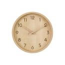  Monarch I 9120 12"Dia Wall Clock - Natural Finish IMAGE 2