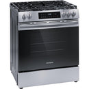  Frigidaire 30-inch Freestanding Gas Range with Air Fry FCFG3082BS IMAGE 2