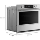  KitchenAid 30-inch Smart Electric Single Wall Oven with Intelligent Cooking Camera KOES930SPS IMAGE 12