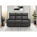  Monarch Reclining Leather Look Sofa 8M13070 IMAGE 1