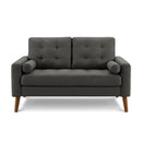  Monarch 8J12L17 Loveseat  - Dark Grey IMAGE 1