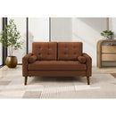  Monarch 8J12L44 Loveseat  - Rust IMAGE 2