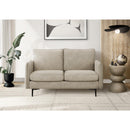 Monarch 8K12C04 Loveseat  - Beige/Black IMAGE 2