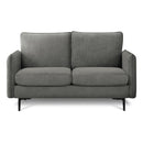  Monarch 8K12C18 Loveseat  - Grey/Black IMAGE 1