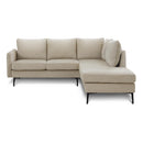  Monarch 8K15C04 Sofa Sectional  - Beige/Black IMAGE 1
