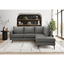  Monarch 8K15C18 Sofa Sectional  - Grey/Black IMAGE 2