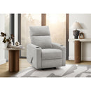  Monarch 8M11031 Rocking Recliner - Grey IMAGE 1