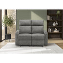  Monarch 8M12019 Reclining Loveseat - Grey IMAGE 1