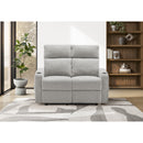  Monarch 8M12031 Reclining Loveseat - Grey IMAGE 1