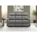  Monarch 8M13019 Reclining Sofa  - Grey IMAGE 1