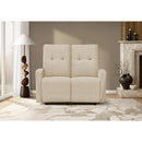  Monarch 8P12106 Reclining Loveseat - Beige IMAGE 1