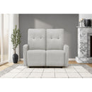  Monarch 8P12451 Reclining Loveseat - Grey IMAGE 1