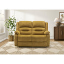  Monarch 8P22408 Reclining Loveseat  - Gold IMAGE 1