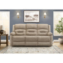  Monarch 8P23406 Reclining Sofa  - Beige IMAGE 1