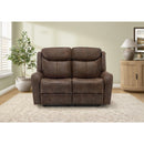  Monarch 8P32061 Reclining Loveseat  - Brown IMAGE 1