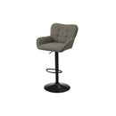  Monarch I 2331 Barstool  - Taupe/Black IMAGE 1