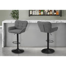  Monarch I 2333 Barstool  - Grey/Black IMAGE 2