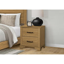  Monarch I 5268 2-Drawer Nightstand - Oak IMAGE 2