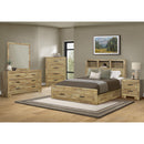  Monarch I 5275Q Queen Bed - Oak IMAGE 2