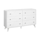 Monarch I 5291 6-Drawer Dresser - White IMAGE 1