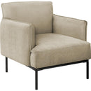  Monarch I 8081 Accent Chair  - Beige/Black IMAGE 1