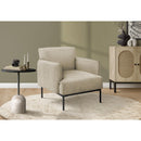  Monarch I 8081 Accent Chair  - Beige/Black IMAGE 2