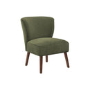  Monarch I 8087 Accent Chair  - Grey/Walnut IMAGE 1