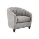  Monarch I 8090 Accent Chair  - Silver/Walnut IMAGE 1