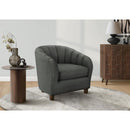  Monarch I 8092 Accent Chair  - Grey/Walnut IMAGE 2