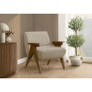  Monarch I 8310 Accent Chair  - Beige/Walnut IMAGE 2