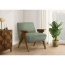  Monarch I 8311 Accent Chair  - Green/Walnut IMAGE 2