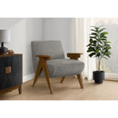  Monarch I 8312 Accent Chair  - Grey/Walnut IMAGE 2