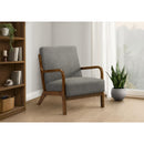  Monarch I 8330 Accent Chair  - Grey/Walnut IMAGE 2